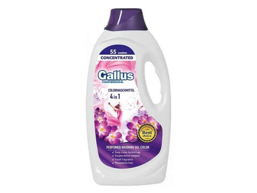 Гель для прання 1,98л Professional Concentrated 4в1 Color ТМ Gallus Київ - фото 1