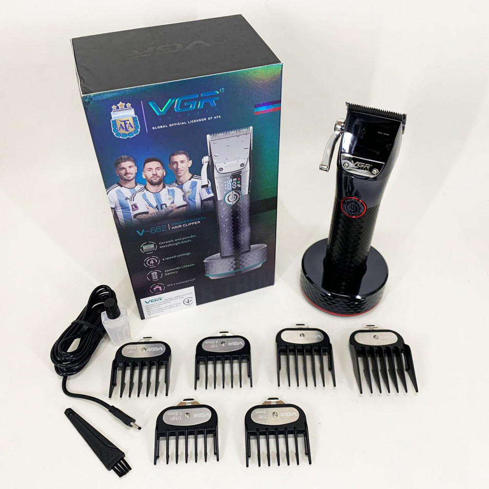 Акумуляторна машинка для стрижки і укладання волосся, Електромашинка для волосся, Тример бездротовий CW-67 Львів - фото 7