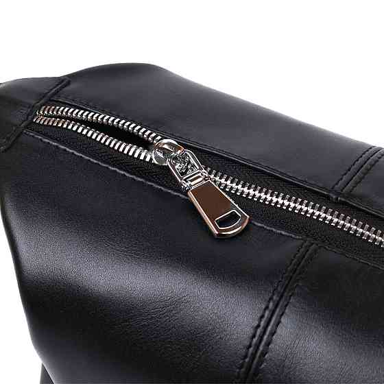 Стильная глянцевая косметичка Shvigel 16403 Черный Киев