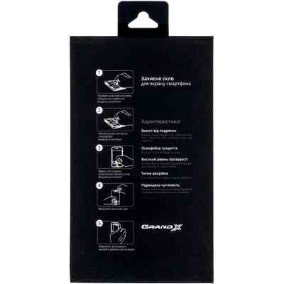 Скло захисне Grand-X Apple iPhone 14 Pro Max 9D black (AIP14PRM9D) Вінниця