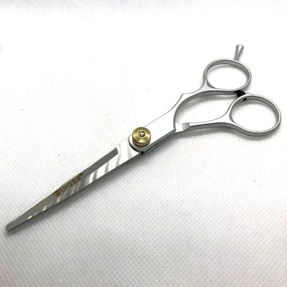 Перукарські ножиці Zinger суцільнометалеві, розмір від болта – 6 см Київ - фото 5