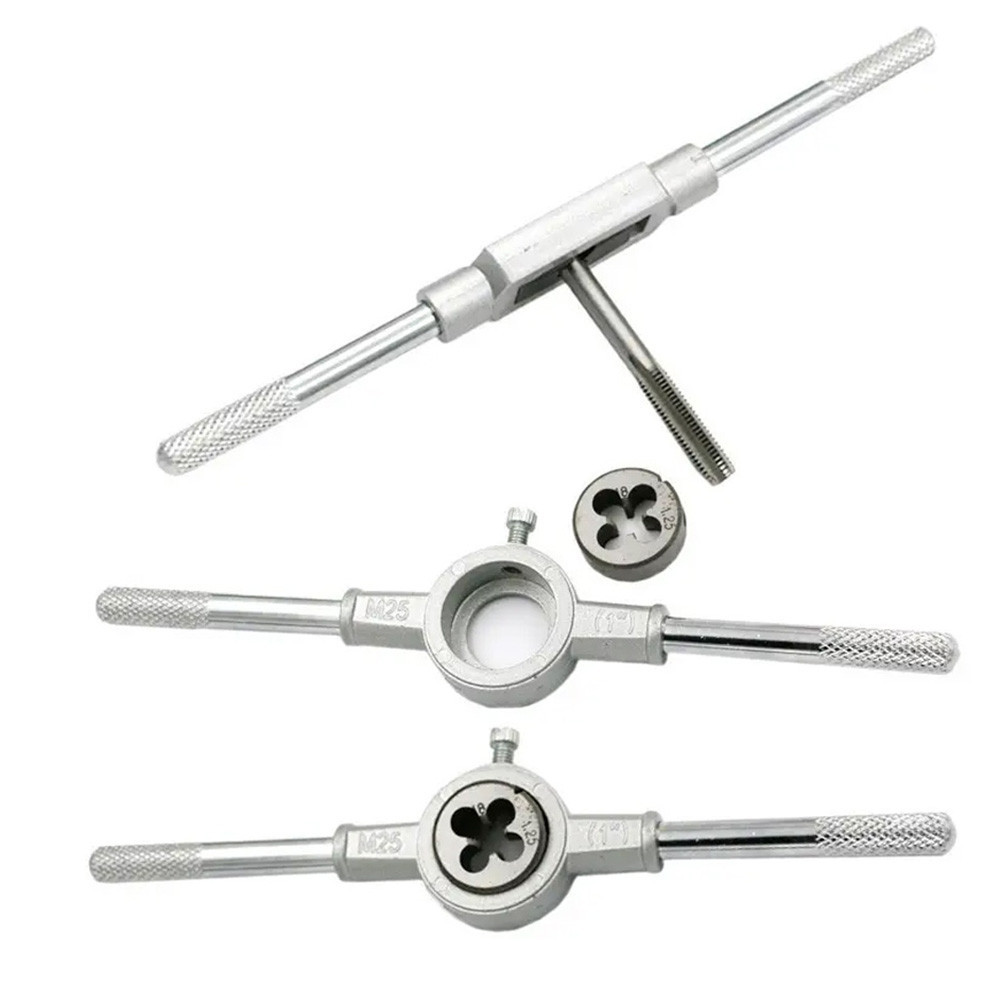 Набір мітчиків і плашок, 20 шт, у кейсі / Плашки для нарізання різьби / Плашки / Мітчики Київ - фото 7