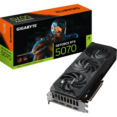 Відеокарта GIGABYTE GeForce RTX5070 12Gb WINDFORCE OC SFF (GV-N5070WF3OC-12GD) Вінниця - фото 3