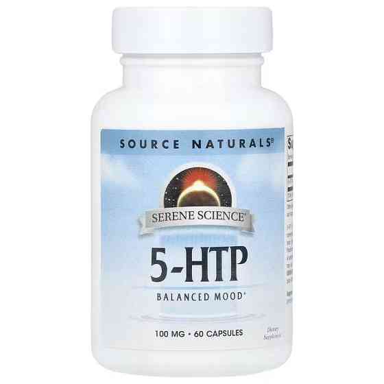 5-гидрокситриптофан Source Naturals 5-HTP 100 mg 60 Capsules (50 mg per Capsule) Луцк