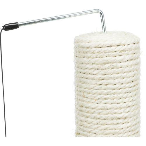 Когтеточка Trixie столбик с мышкой на пружине для кошек, 40х30х50 см (сизаль/плюш) Киев - изображение 5