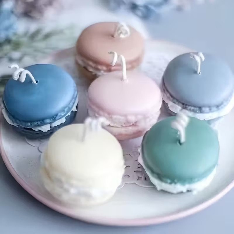 Силиконовая форма «Макаронс» Ø5.5 см — для выпечки, свечей, мыла и украшений Киев - изображение 2