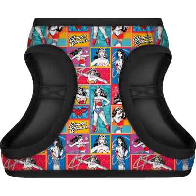 Шлея для собак WAUDOG Clothes з QR паспортом "Диво-жінка комікс" XS2 (1002-4009) Вінниця