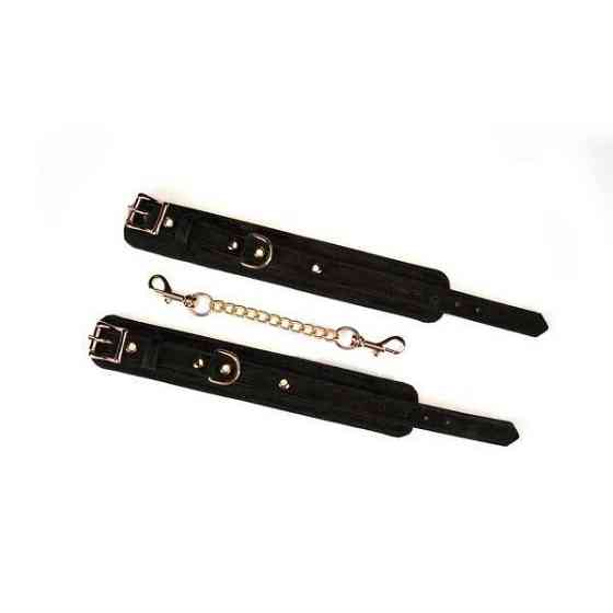 Наручники Liebe Seele Boudoir Amor Wrist Cuffs Black, соединительная цепочка на карабинах Sex Aura Киев
