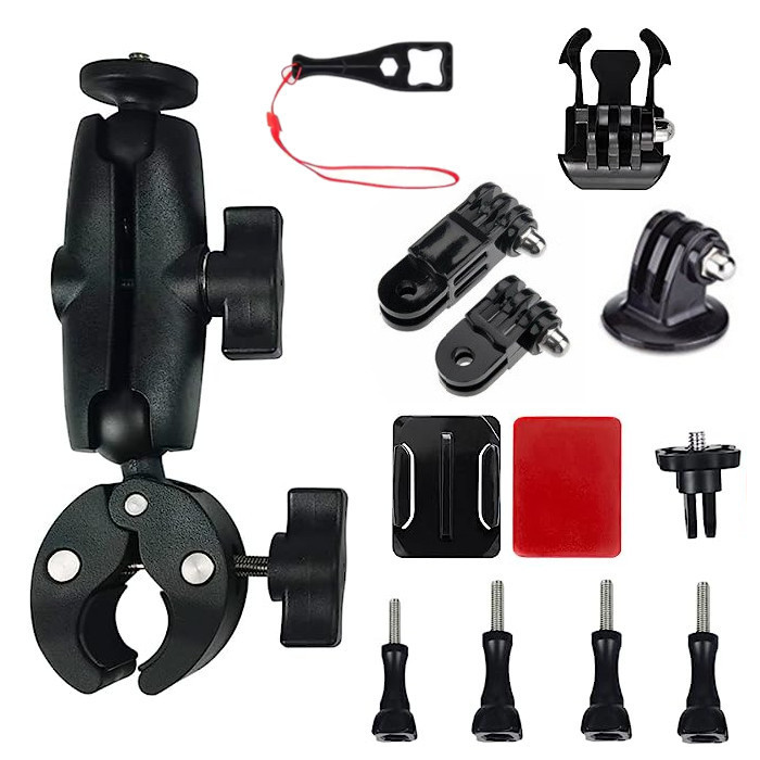 Крепление на мотошлем и на руль для экшн камеры AC Prof HQS-K98 Киев - изображение 1