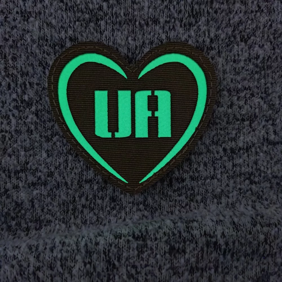 Патч / шеврон Люблю Україну UA Laser Cut хакі Запоріжжя