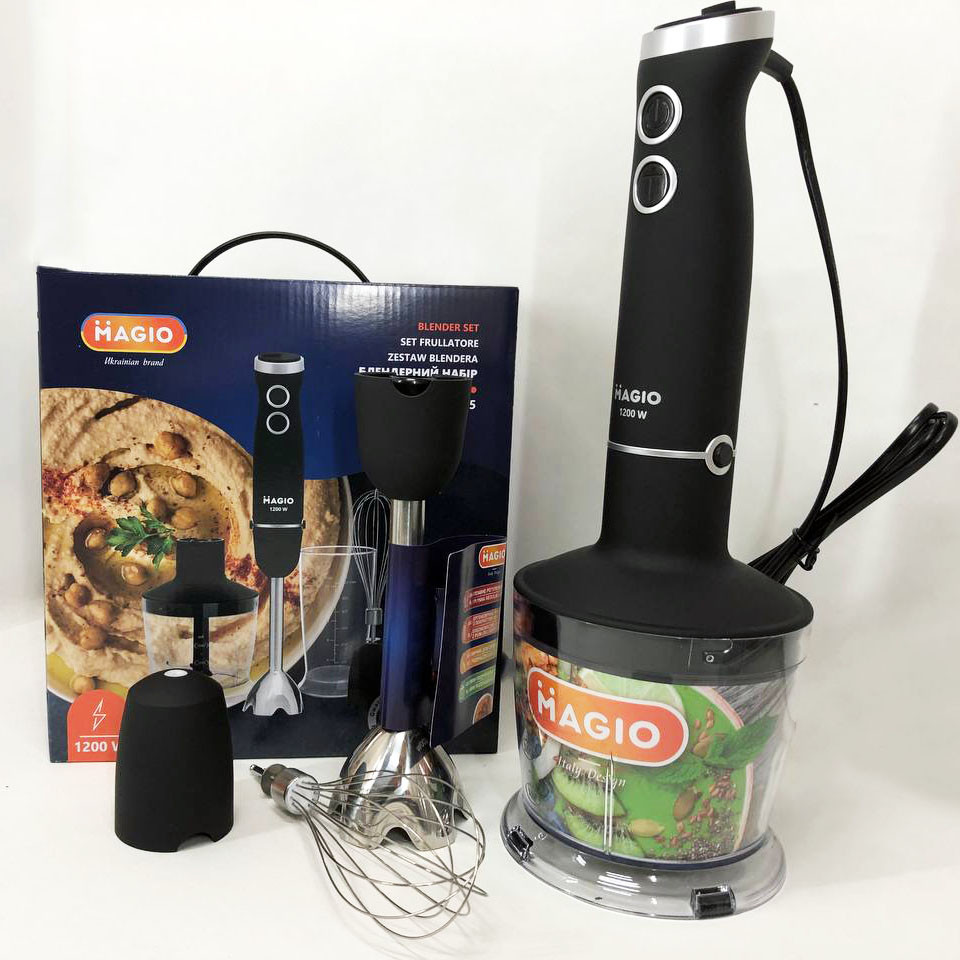 Блендер для пюре і коктейлів MAGIO MG-655, Блендер для приготування крем-соусів класичний XL-20 Львів - фото 7