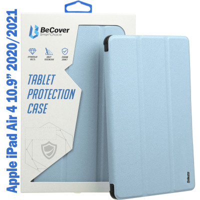 Чехол для планшета BeCover Tri Fold Soft TPU Silicone Apple iPad Air 4 10.9 2020/2021 Light Blue (708782) Винница - изображение 1
