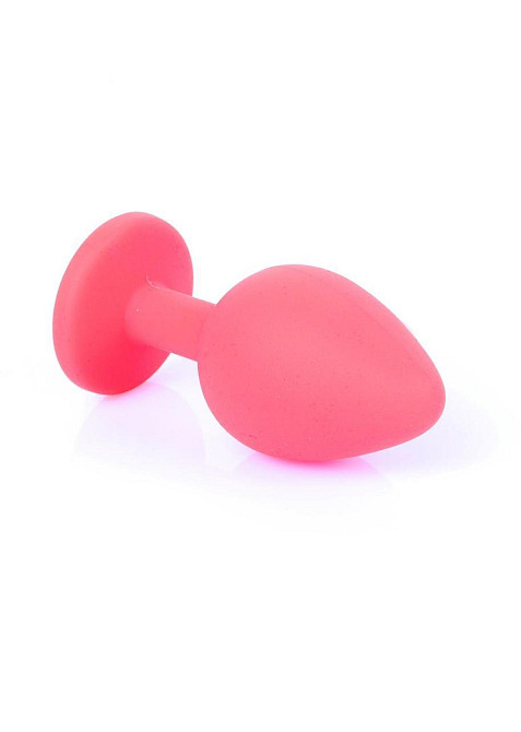 Анальна пробка - Jewellery Silicone Red Plug M Blue Sex Aura Київ - фото 4