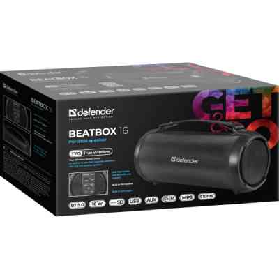 Акустическая система Defender Beatbox 16 Black (65216) Винница