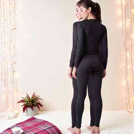 Женская зимняя термобелье черного цвета Columbia Omni Heat, костюм женский термобелья колумбия флисовый теплый Львов