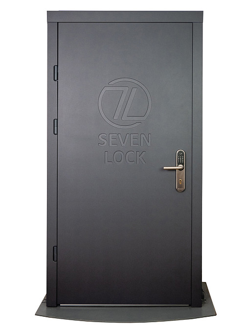 Умный дверной биометрический замок SEVEN LOCK SL-7768BF (85мм) silver Киев - изображение 10