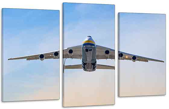 Модульная картина в гостиную / спальню Літак Мрія  Art-697_3 100x150 см Киев