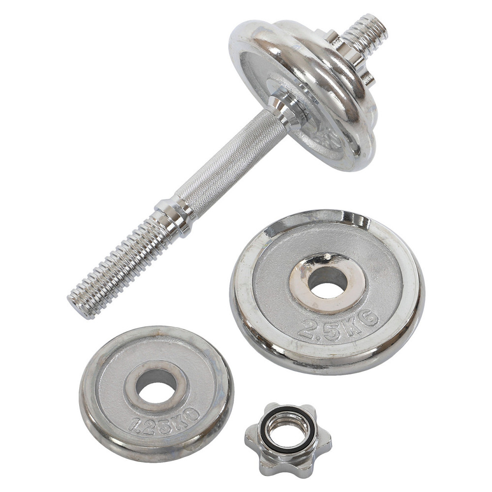 Набір хромованих гантелей 2 по 10 кг в кейсі Zelart-9644 Київ - фото 3