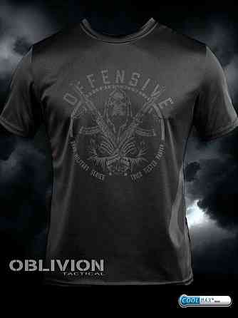 Тактична потовідвідна футболка Oblivion black Defensive ДЛ6588 Київ