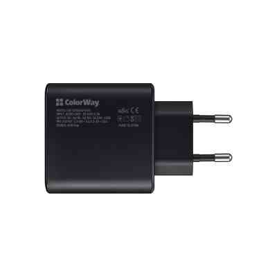 Зарядное устройство ColorWay Power Delivery Port PPS USB Type-C (45W) black (CW-CHS034PD-BK) Винница