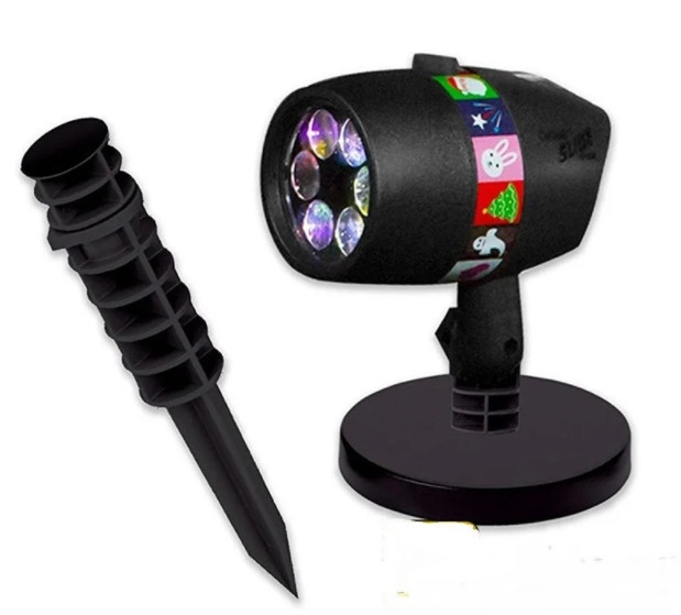 Вуличний лазерний проектор Star Shower Slide (12 слайдів) Вінниця - фото 3