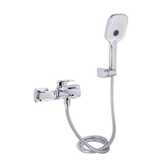 Змішувач для ванни з душовим гарнітуром Qtap Tern QTTER259CRM47586 Chrome Харків