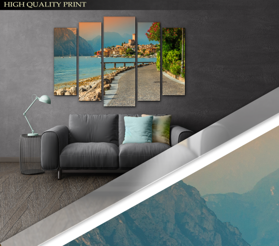 Модульна картина Місто Природа Art-347_5 ( 80х118см ) Київ