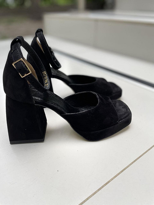 SANTINI Босоніжки жіночі SANTINI 212189-21 чорні (літо, замша натуральна) (5507) Коломия - фото 2