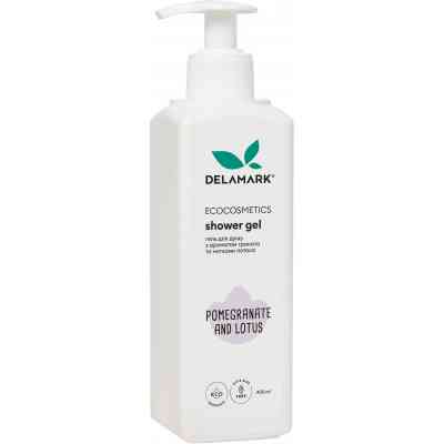 Гель для душа DeLaMark с ароматом граната и нотками лотоса 400 мл (4820152331458) Винница