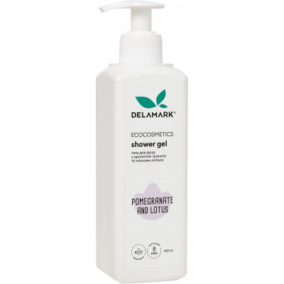 Гель для душа DeLaMark с ароматом граната и нотками лотоса 400 мл (4820152331458) Винница - изображение 1
