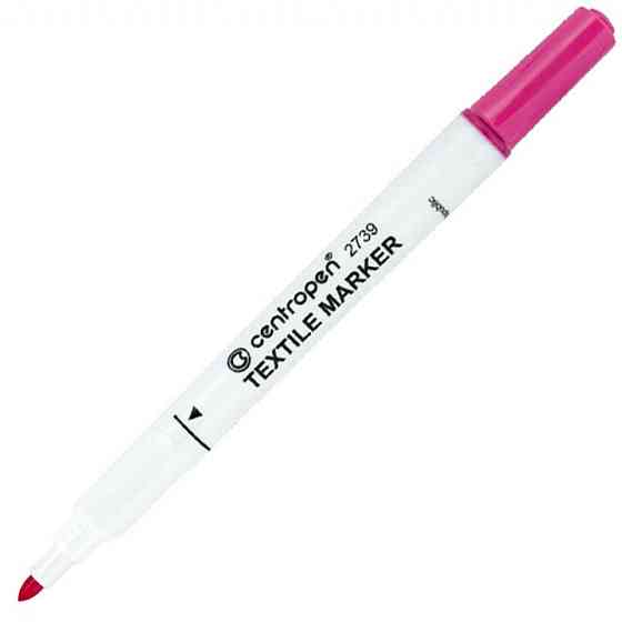 Маркер Centropen Textile 2739 2 мм pink (2739/09) Винница