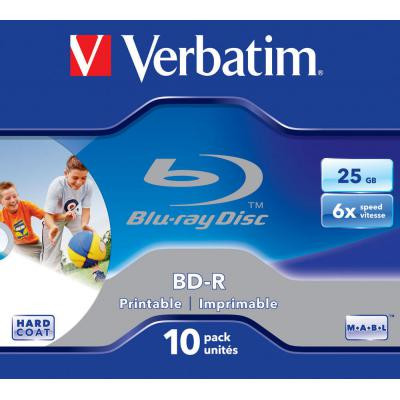 Диск BD Verbatim 25Gb 6x Jewel 10шт Printable (43713) Вінниця - фото 3