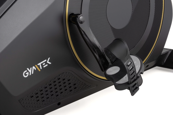 Горизонтальний велотренажер Gymtek XBR6000 електромагнітний золотистий Київ