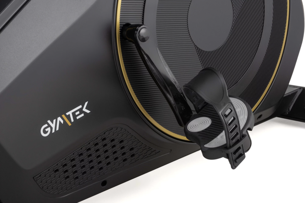 Горизонтальний велотренажер Gymtek XBR6000 електромагнітний золотистий Київ - фото 5