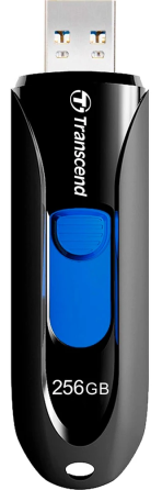 Flash Drive Transcend JetFlash 790 256GB USB 3.1 Black (TS256GJF790K) (6986650) Киев