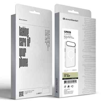 Чохол до мобільного телефона Armorstandart Uniq MagCase Apple iPhone 17 Air Matte Clear (ARM86279) Вінниця