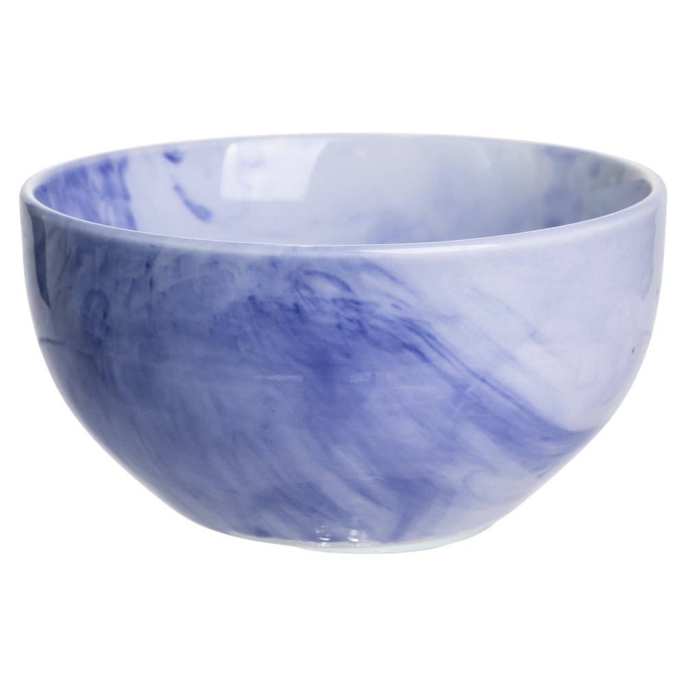 Столовий набір посуду 24 предмети на 6 осіб Marble Clara порцеляновий Синій MD-24-3B Коломия - фото 2