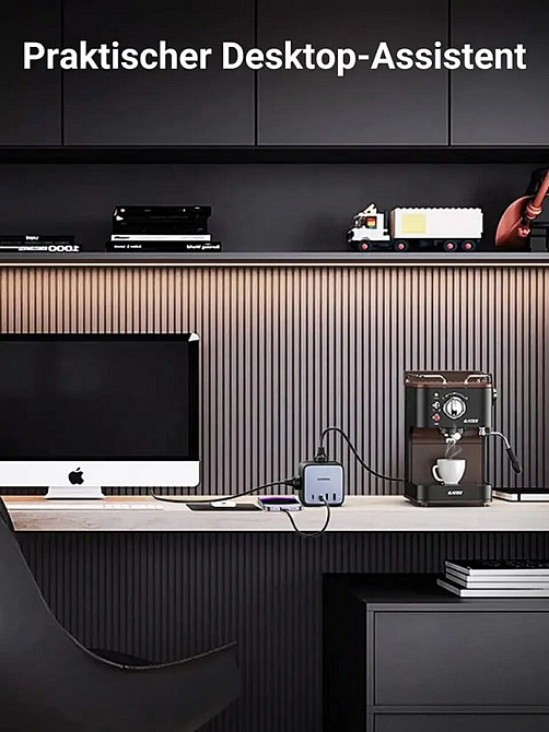 Зарядний пристрій UGREEN CD268 65W DigiNest Cube (2C2A) (UGR-60113) Киев - изображение 2