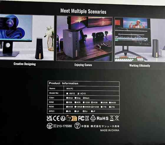 Комп'ютер Mini PC i7-12650H Windows 11 Pro. Харків