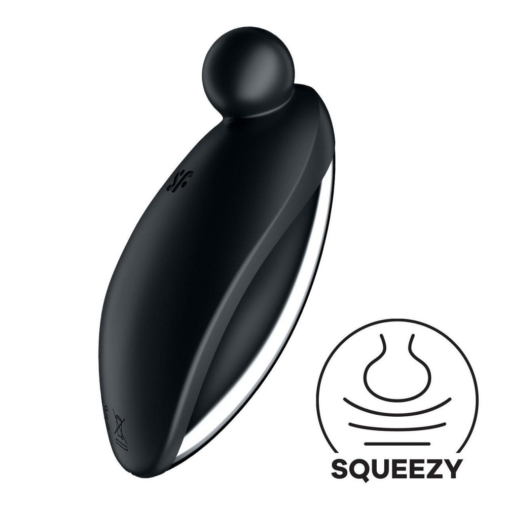 Вібратор для зовнішньої стимуляції Satisfyer Spot On 2 Black, дуже потужний, гнучкий відросток Sex Aura Київ - фото 1