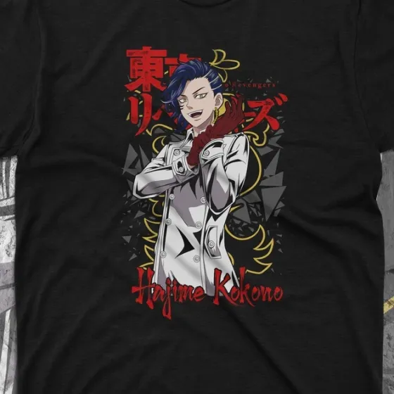 Футболка чоловіча з  принтом Токийские Мстители Хаджиме Коконой Розмір 48 Дніпро