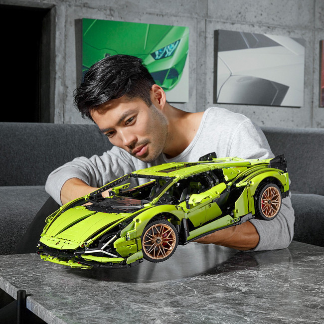 Конструктор Technic Lamborghini Sian FKP 37 (42115), 3696 деталей сумісний із lego-лего Київ - фото 3