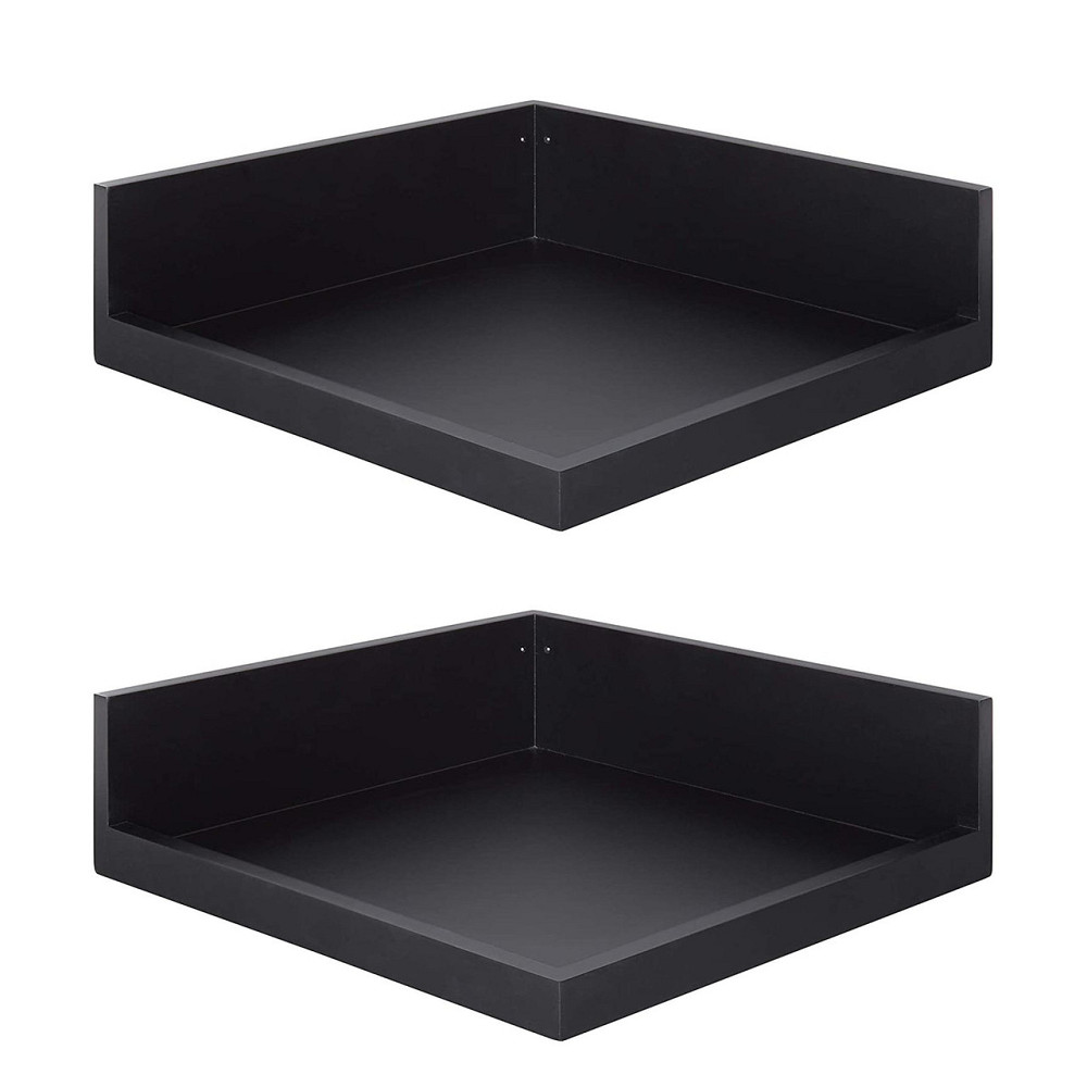 Угловая настенная полка 