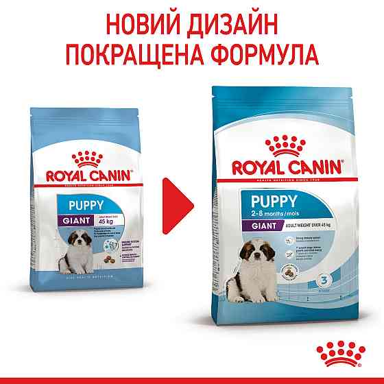 Корм для цуценят гігантських порід ROYAL CANIN GIANT PUPPY 1.0 кг Київ