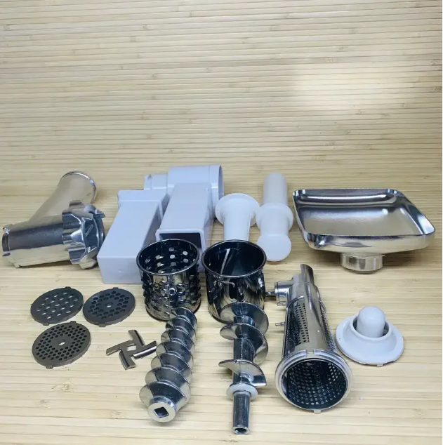 Мясорубка Domotec MS-2024 3000 Вт с соковыжималкой, шинковкой, реверсом и 7 насадками для фарша и овощей Одесса - изображение 3