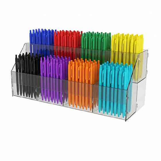Подставка EKOSTAR для ручек и карандашей 8 ячеек 166х390х151 Киев