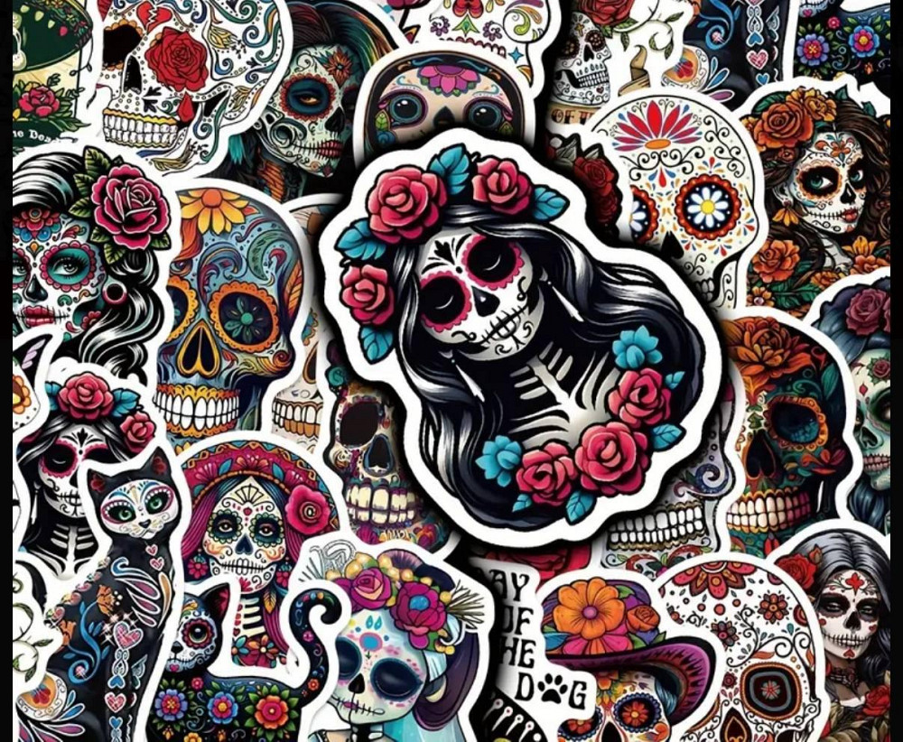 Набор наклеек «День мёртвых», 50 шт Киев - изображение 5