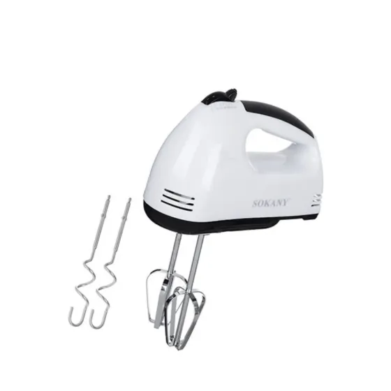 Электрический миксер Sokany SK-133 180Вт, 7 скоростей, венчики и крюки из нержавеющей стали, для теста и взбивания Одесса