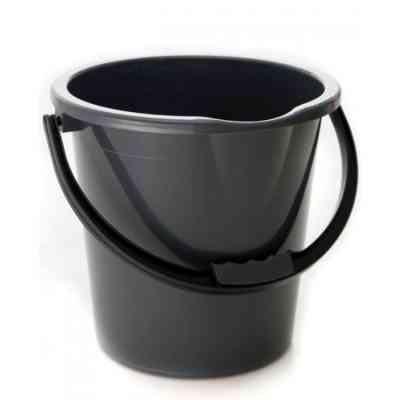 Відро господарське Горизонт Комфорт Сіре 10 л (гор-02040/сірий) Вінниця