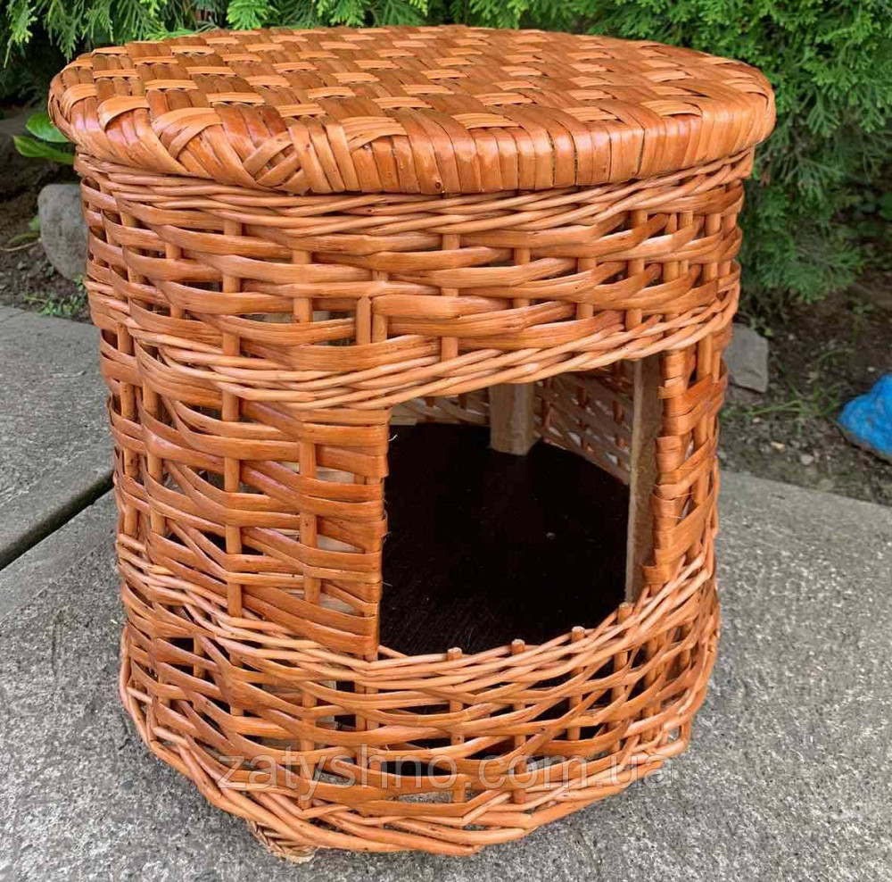 Пуфик плетеный- домик для животных Киев - изображение 3